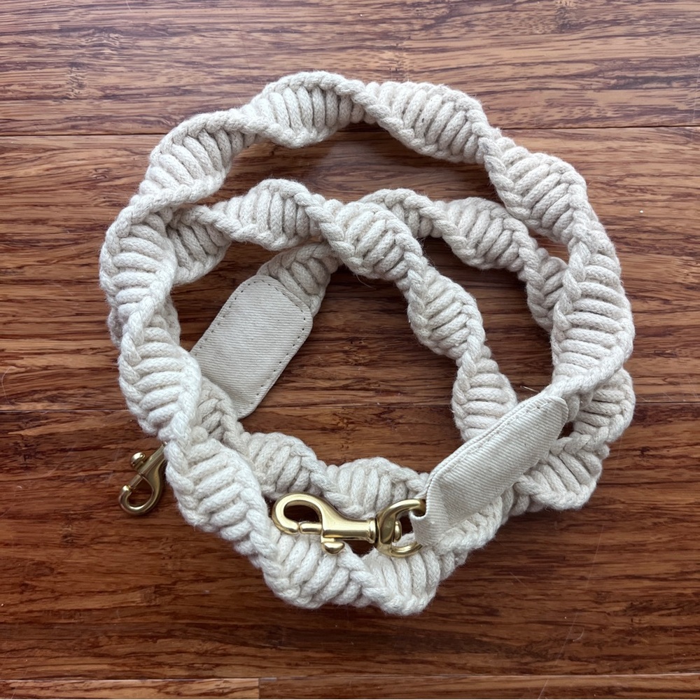 Super Unique Clare V Crossbody Strap Cotton Woven / Braided / Twisted
